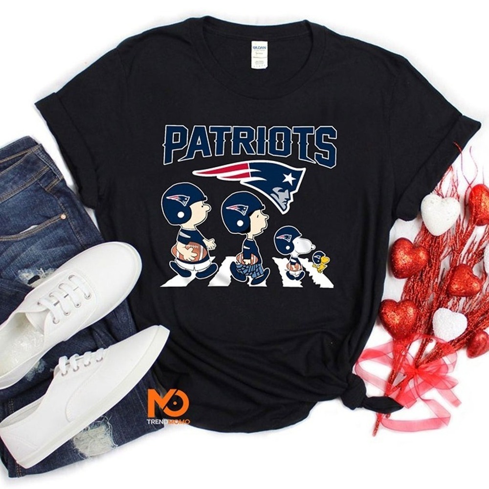 New England Patriots Snoopy Let's Play Football NFL Shirt